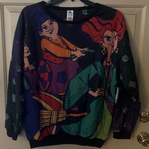 Disney Hocus Pocus Reversible Pullover Women Size L New